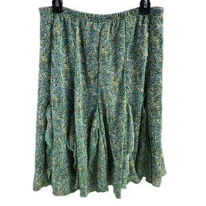 CounterParts Ladies Above Knee  Skirt Flowy Ruffled Bottom, Size S